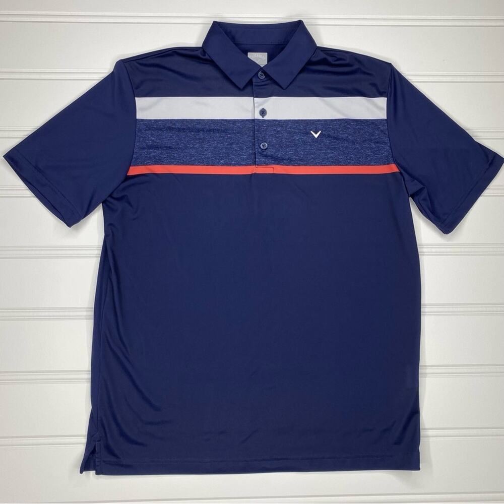 Callaway Opti-Dri Polo Golf Shirt / Men’s Sz M / Blue